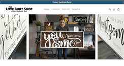 Desktop Screenshot of lovebuiltshop.com